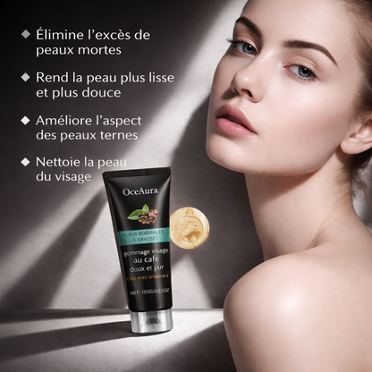 Nettoyant visage OceAura caféine anti-points noirs