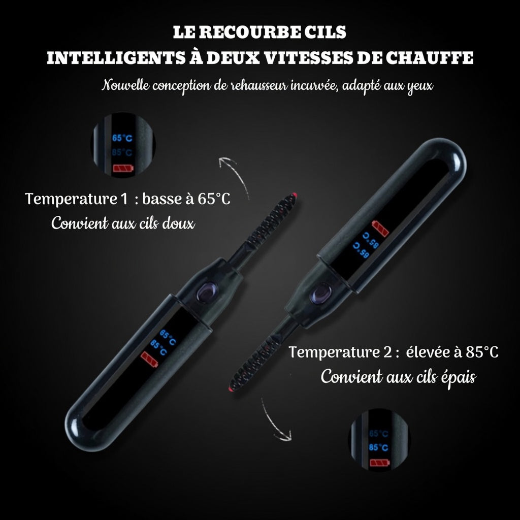 Recourbe-cils chauffant intense
