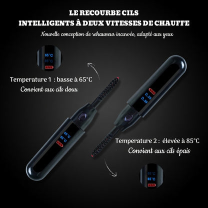 Recourbe-cils chauffant intense