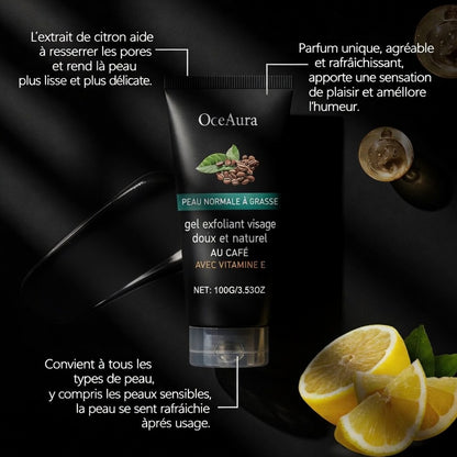 Nettoyant visage OceAura caféine anti-points noirs