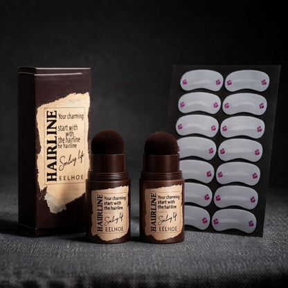 Kit sourcils avec tampon et pochoirs réutilisable