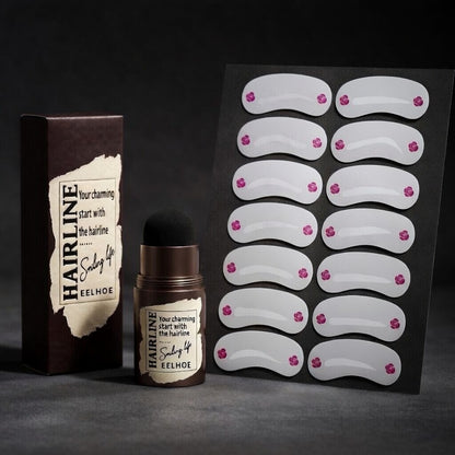 Kit sourcils avec tampon et pochoirs réutilisable