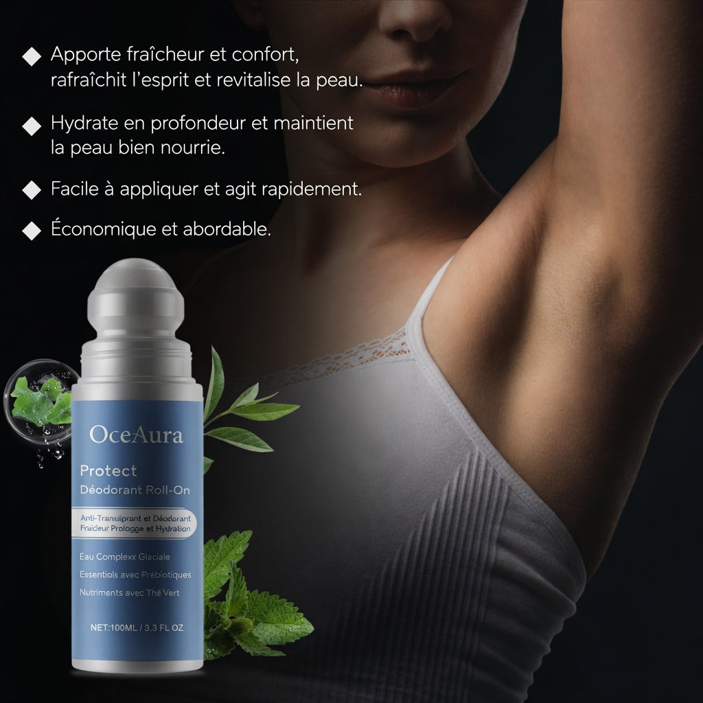 Déodorant OceAura roll-on longue tenue